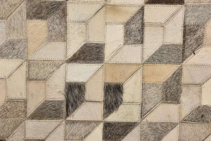 5' 4 x 7' 6 Cowhide Rug