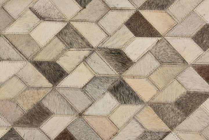 5' 4 x 7' 6 Cowhide Rug
