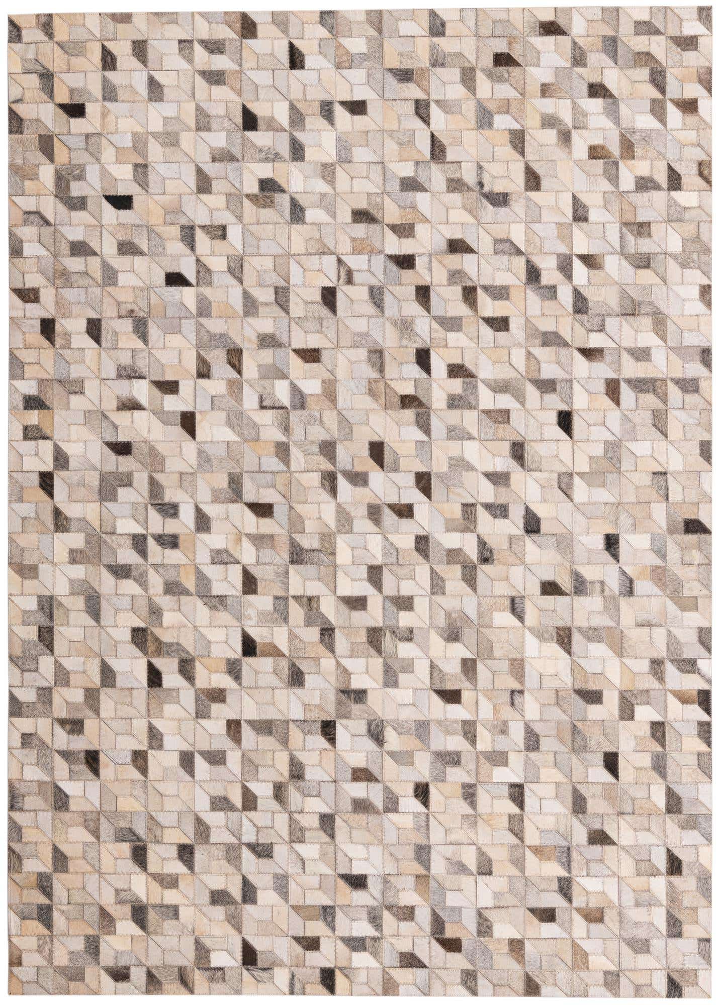 5' 4 x 7' 6 Cowhide Rug