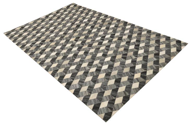 Detail image of 4' 10 x 8' Cowhide Rug