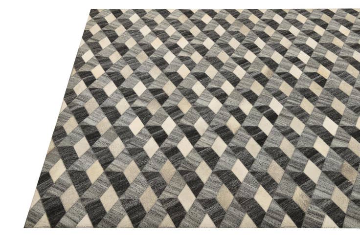 Detail image of 4' 10 x 8' Cowhide Rug
