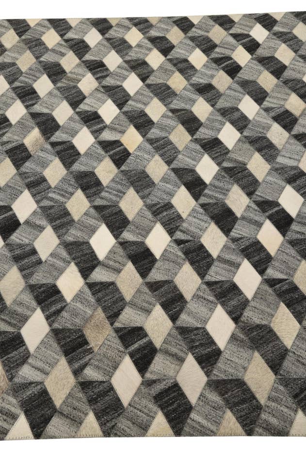 Detail image of 4' 10 x 8' Cowhide Rug