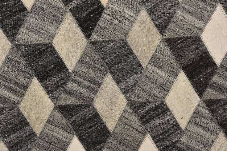 Detail image of 4' 10 x 8' Cowhide Rug