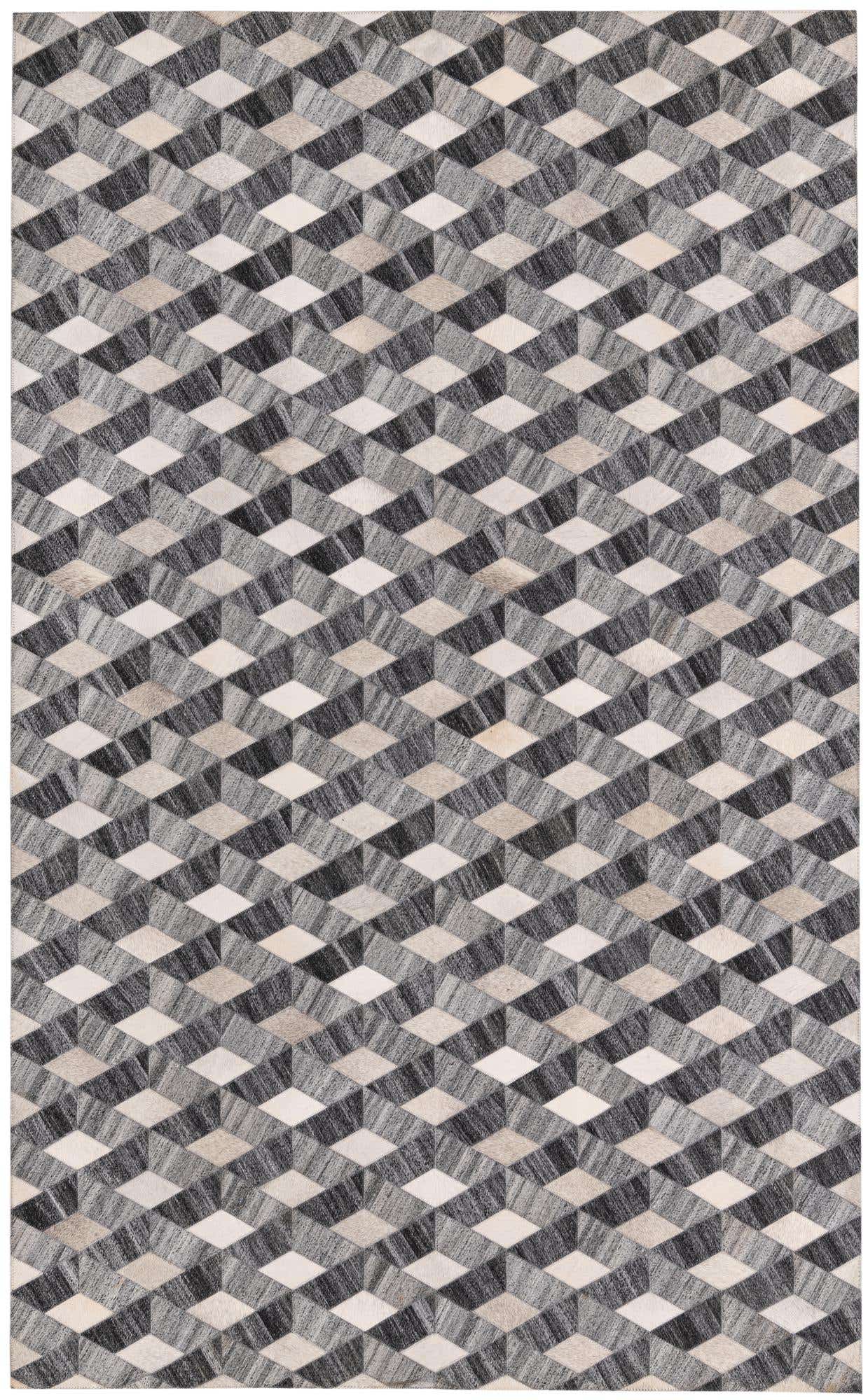 4' 10 x 8' Cowhide Rug