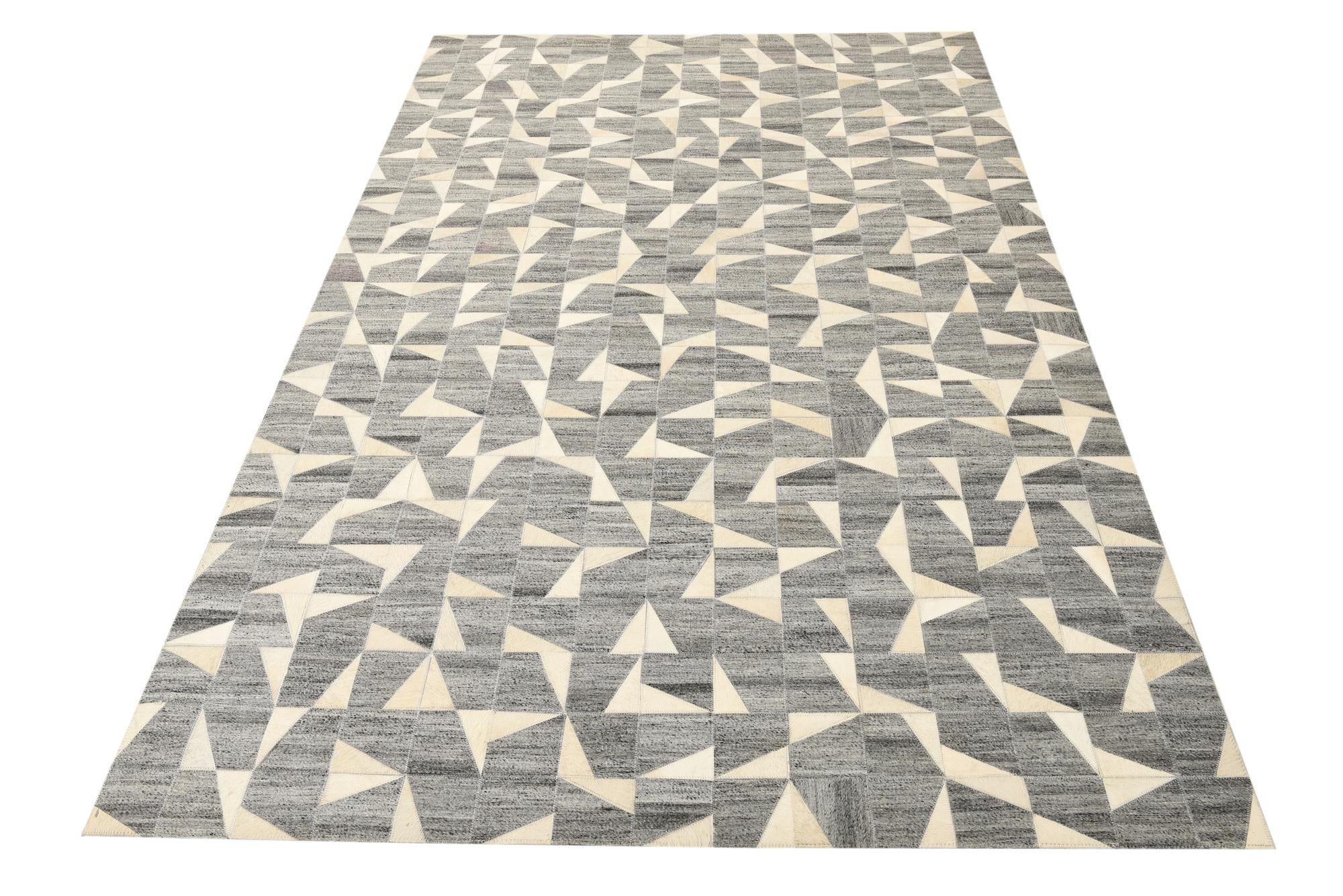 5' x 7' 10 Cowhide Rug