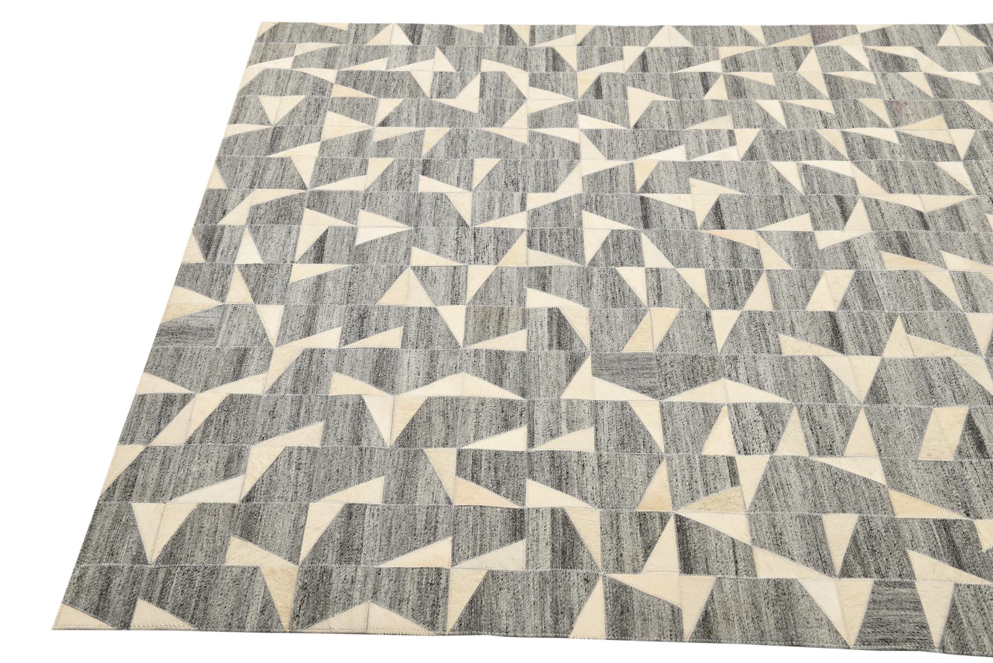 5' x 7' 10 Cowhide Rug