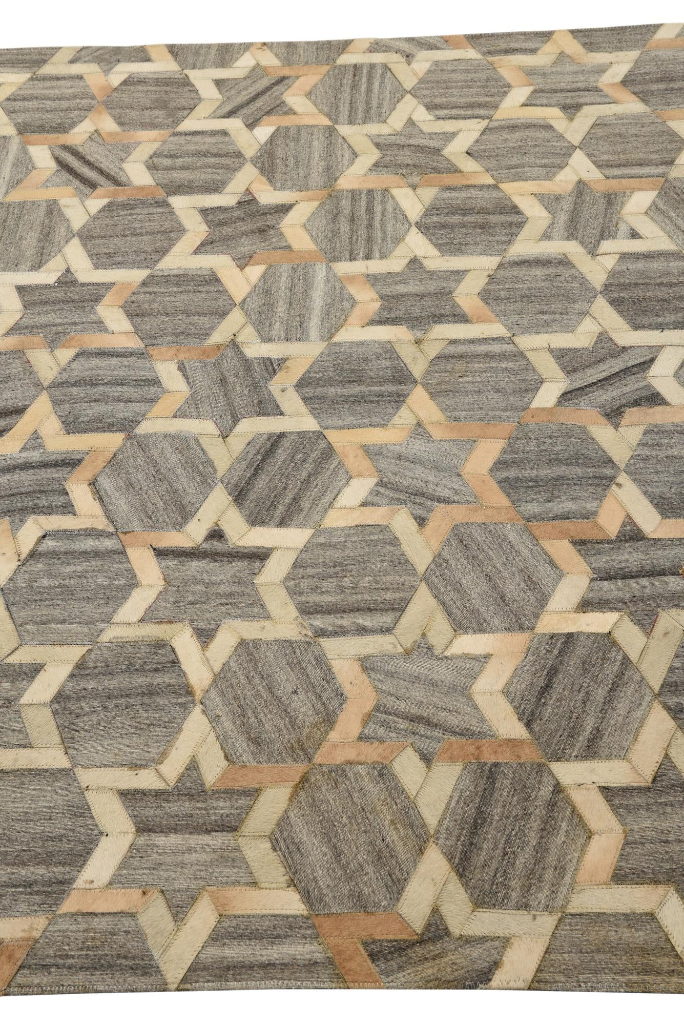 5' x 7' 10 Cowhide Rug