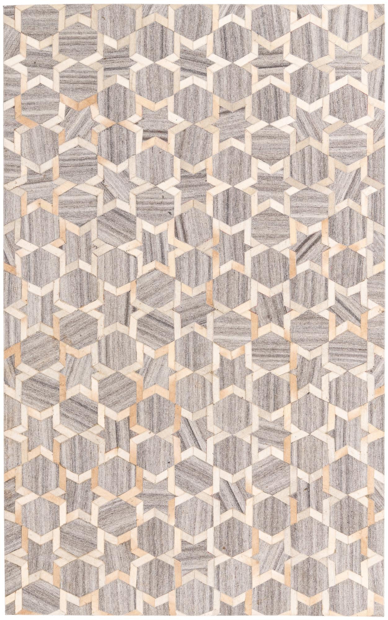 5' x 7' 10 Cowhide Rug