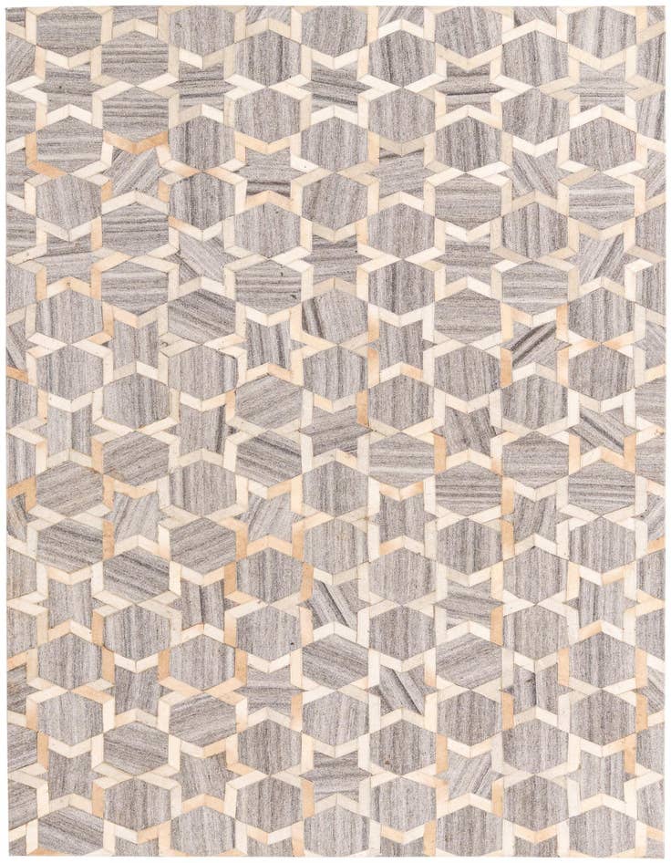 Detail image of 5' x 7' 10 Cowhide Rug