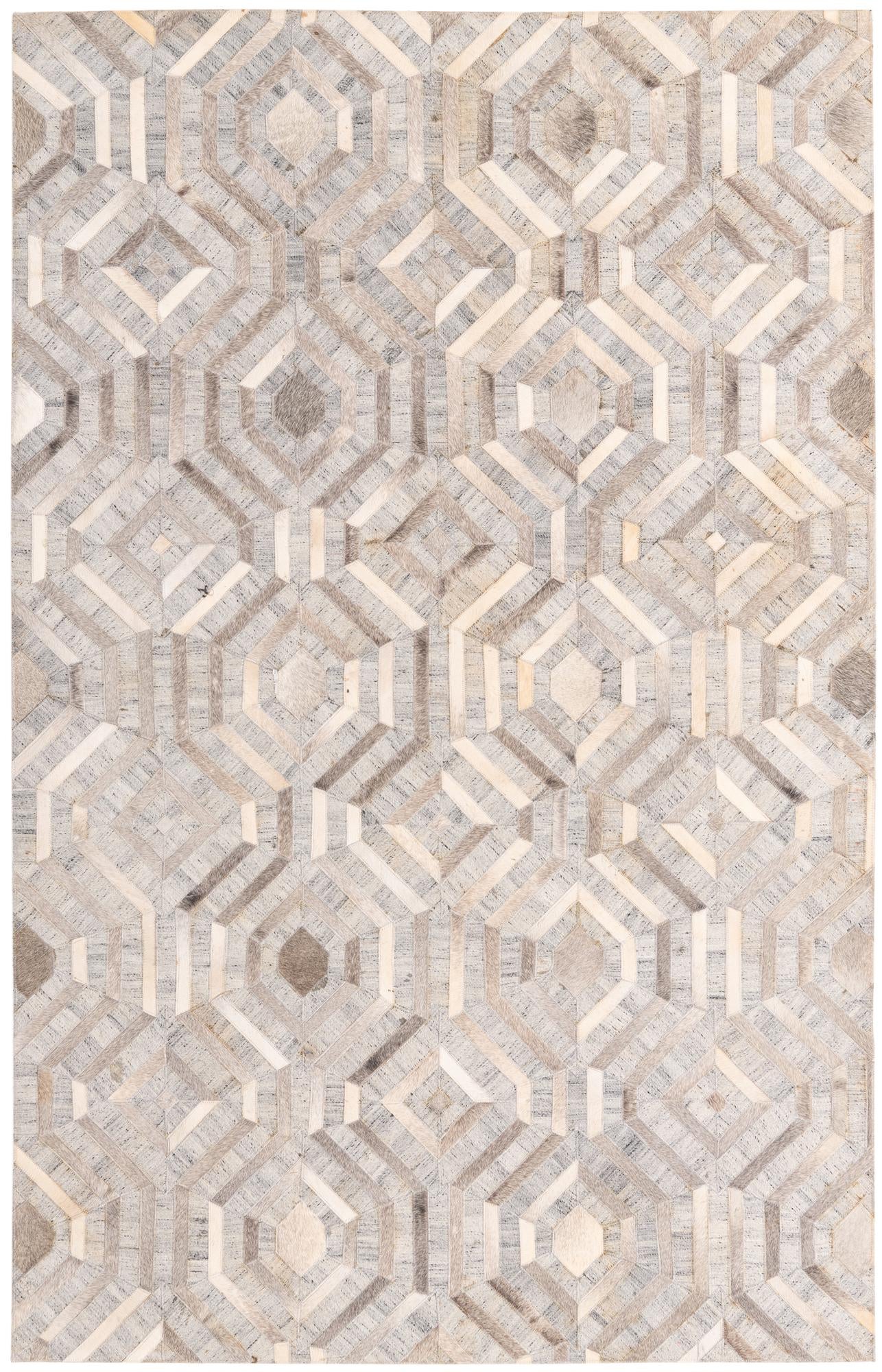 5' 1 x 8' Cowhide Rug