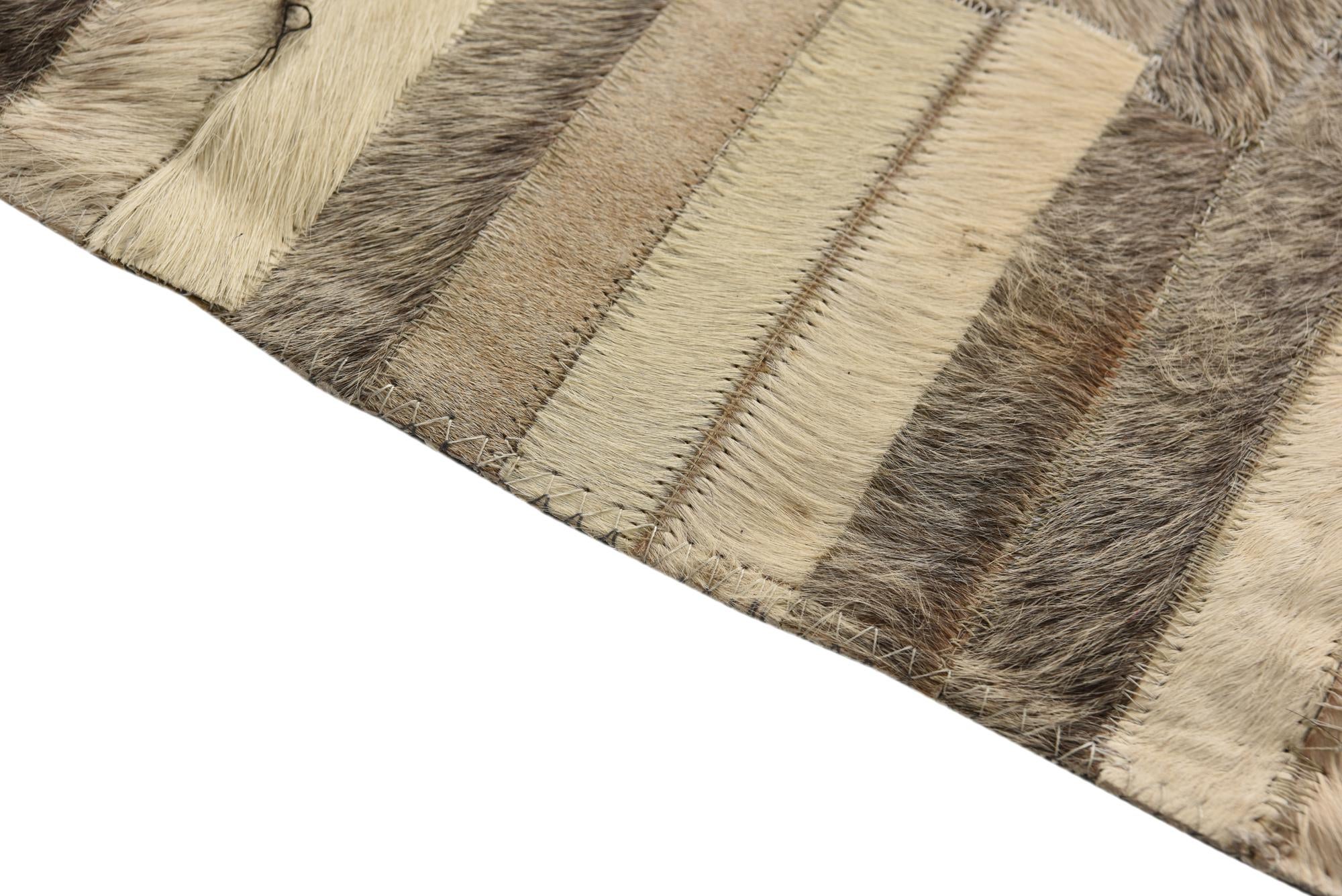 5' 4 x 7' 6 Cowhide Rug