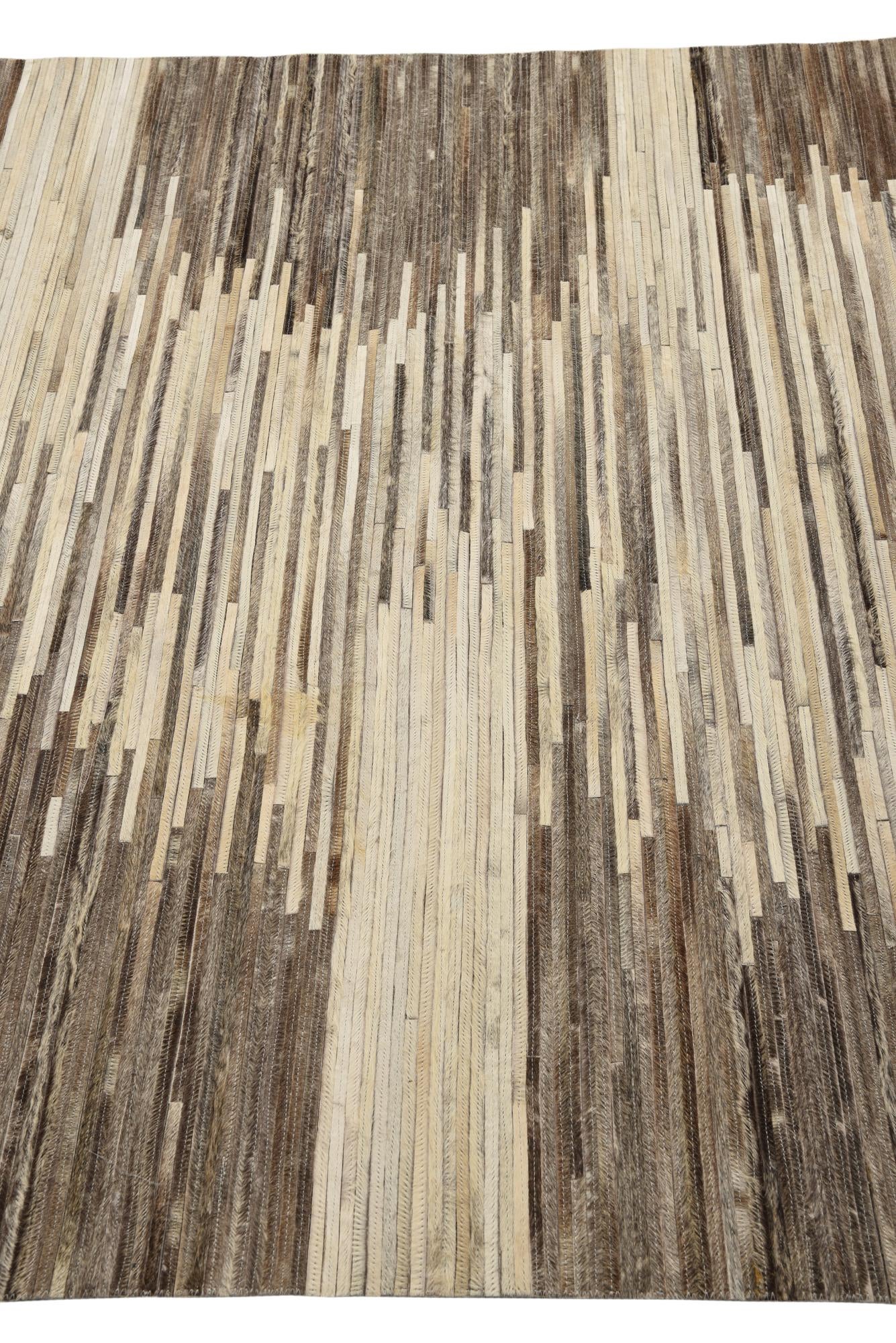 5' x 8' 3 Cowhide Rug