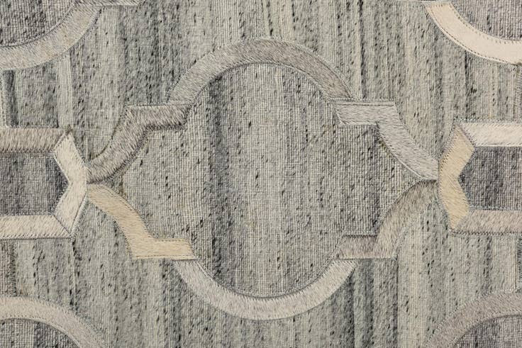 Detail image of 5' 1 x 7' 10 Cowhide Rug