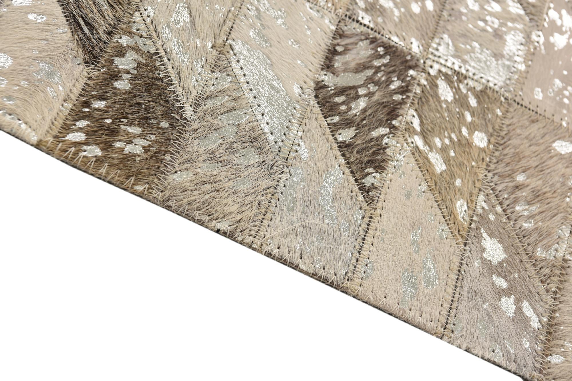 5' 4 x 7' 6 Cowhide Rug