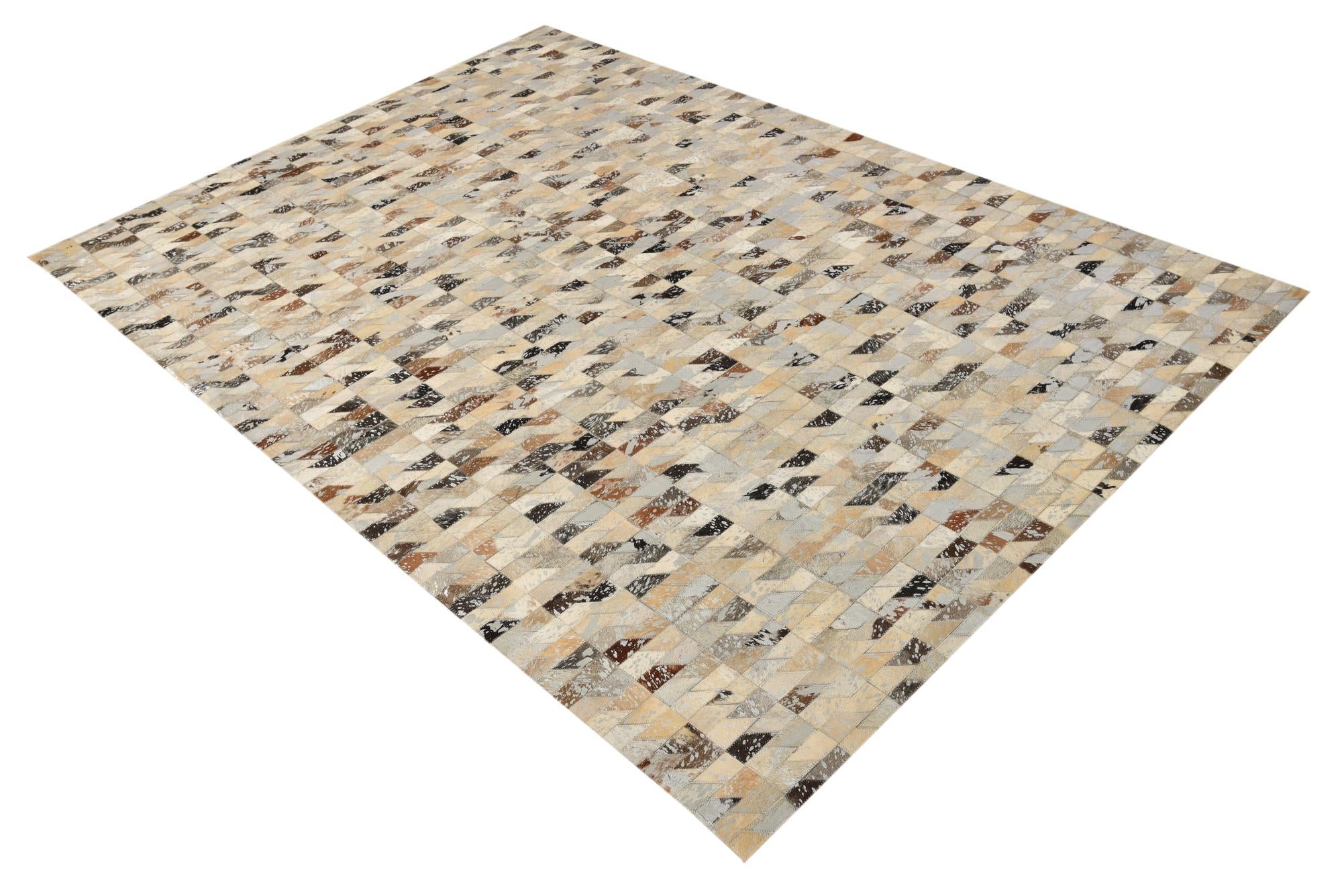 5' 4 x 7' 7 Cowhide Rug