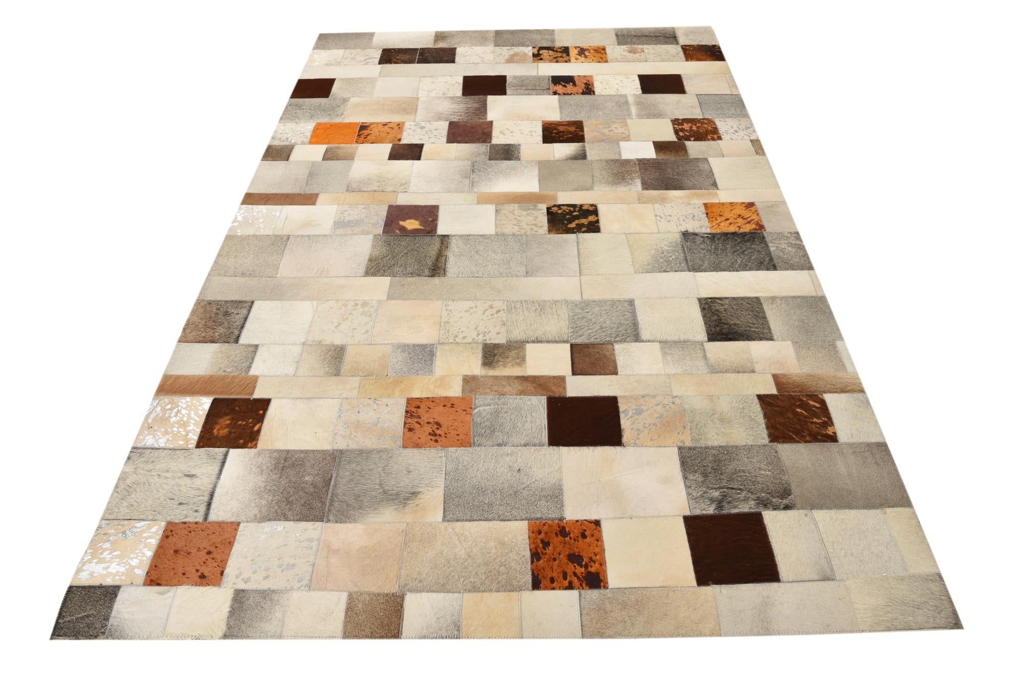 5' 1 x 8' 1 Cowhide Rug