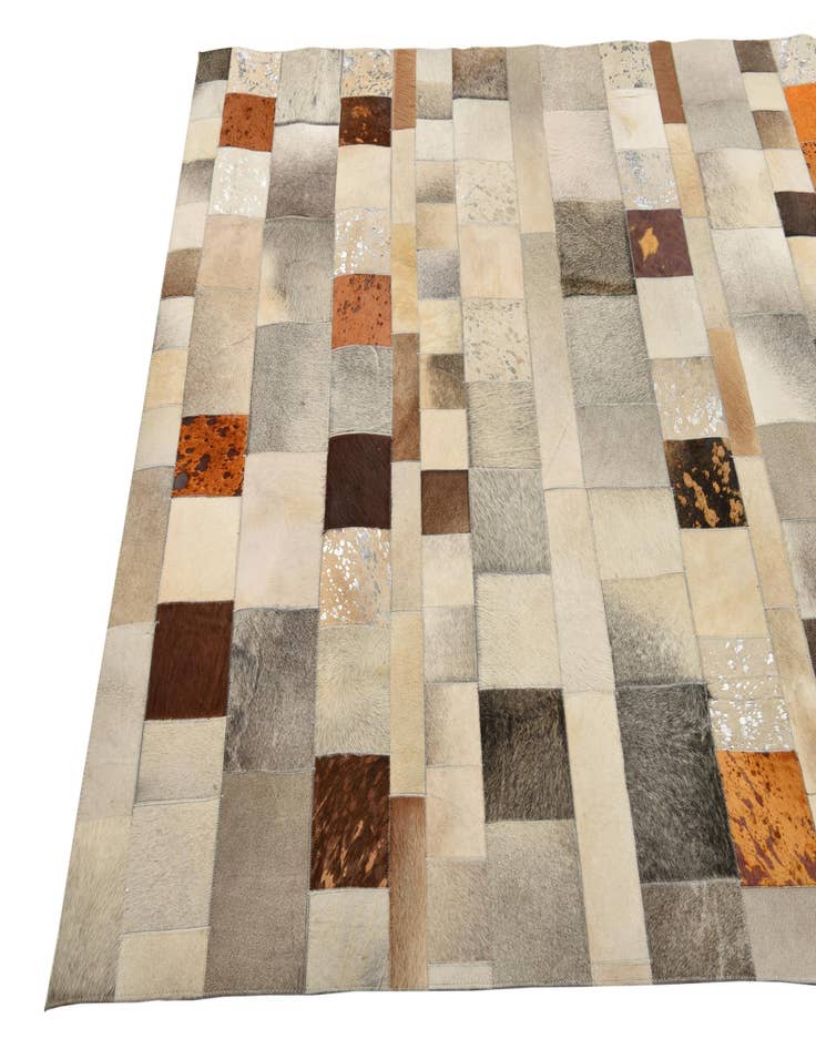 Detail image of 5' 1 x 8' 1 Cowhide Rug