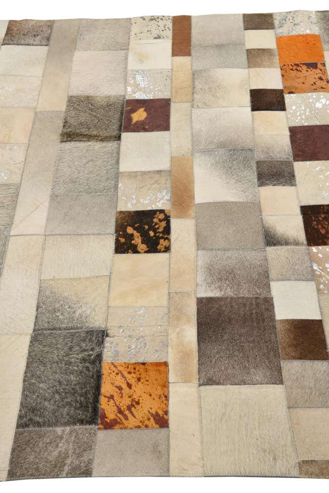 5' 1 x 8' 1 Cowhide Rug