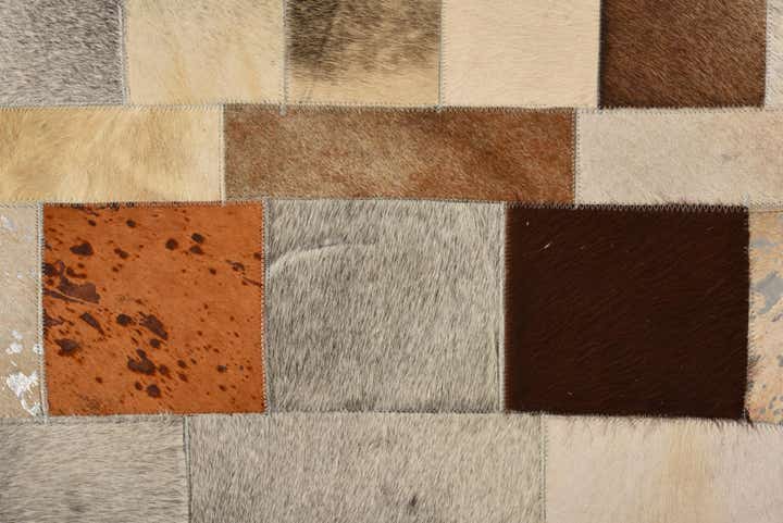 5' 1 x 8' 1 Cowhide Rug