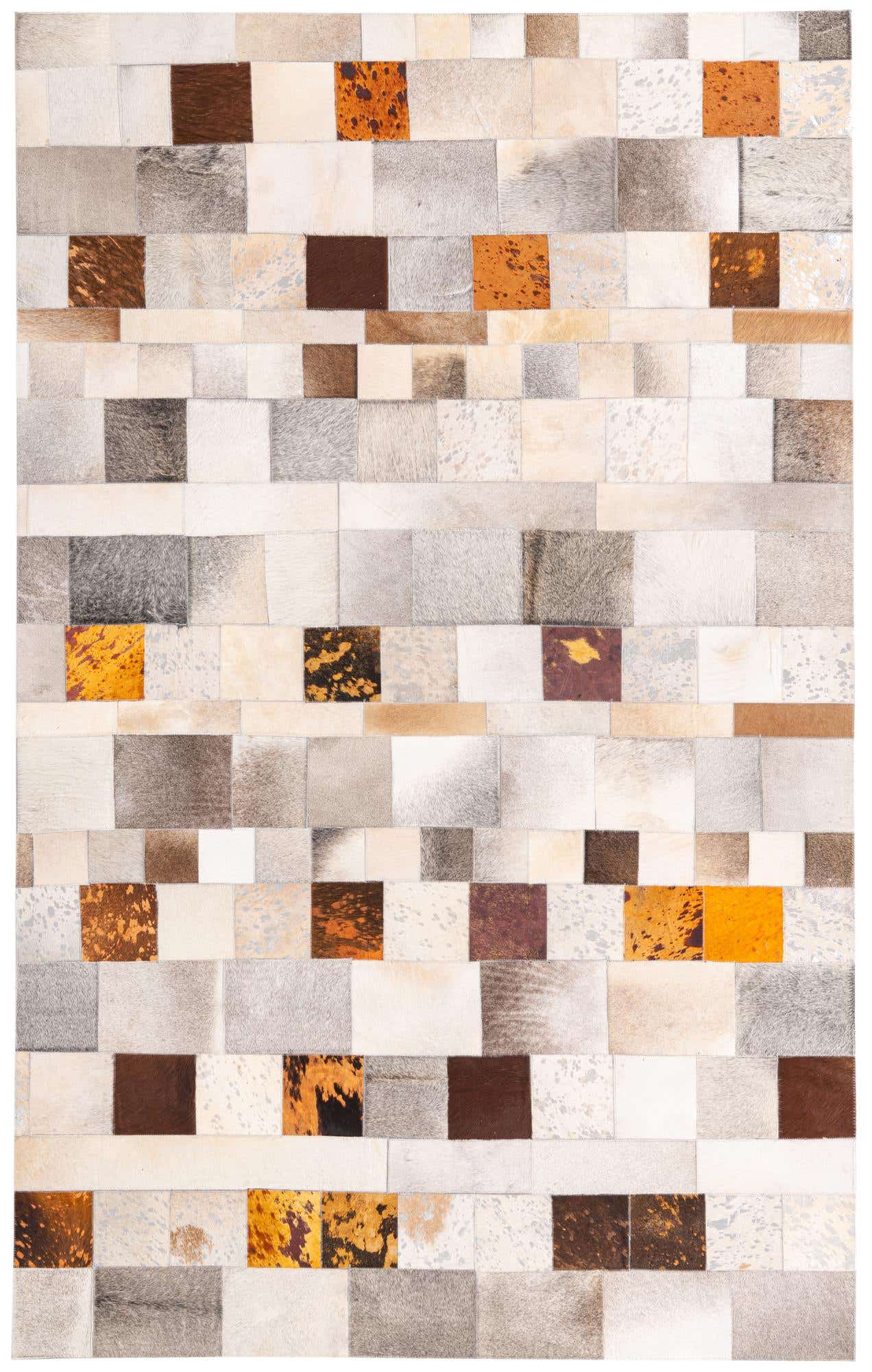 5' 1 x 8' 1 Cowhide Rug