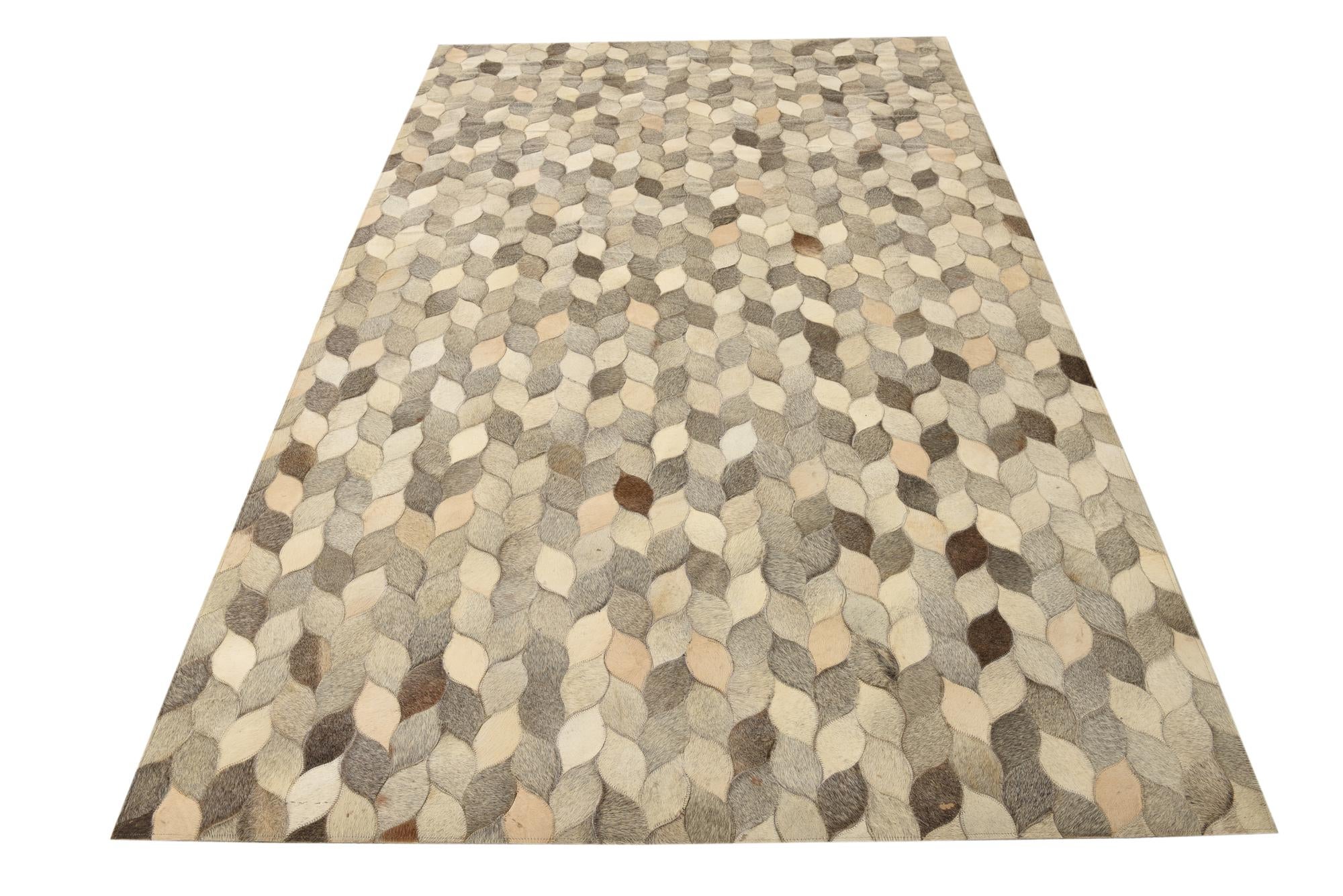 5' 1 x 8' Cowhide Rug