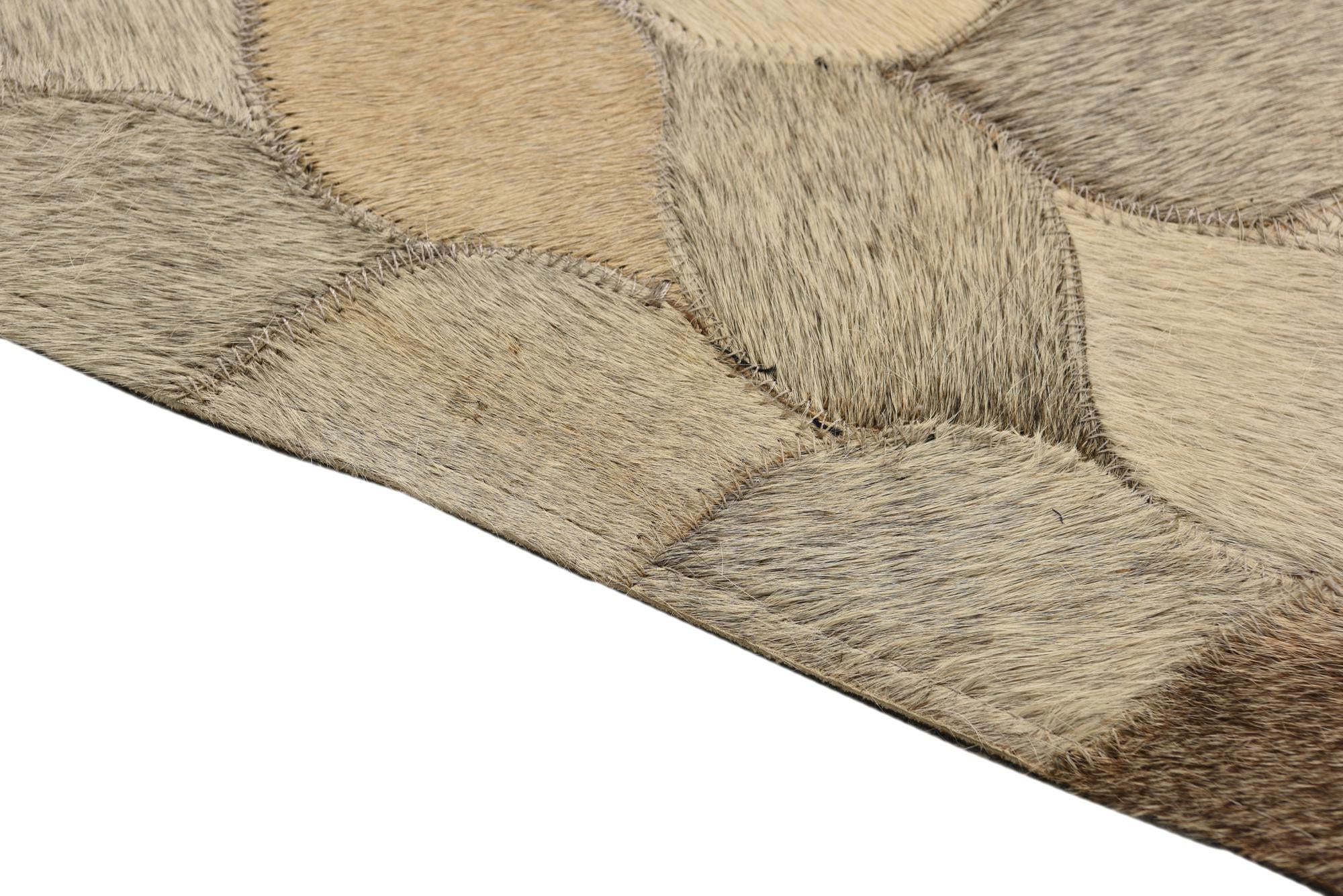 5' 1 x 8' Cowhide Rug