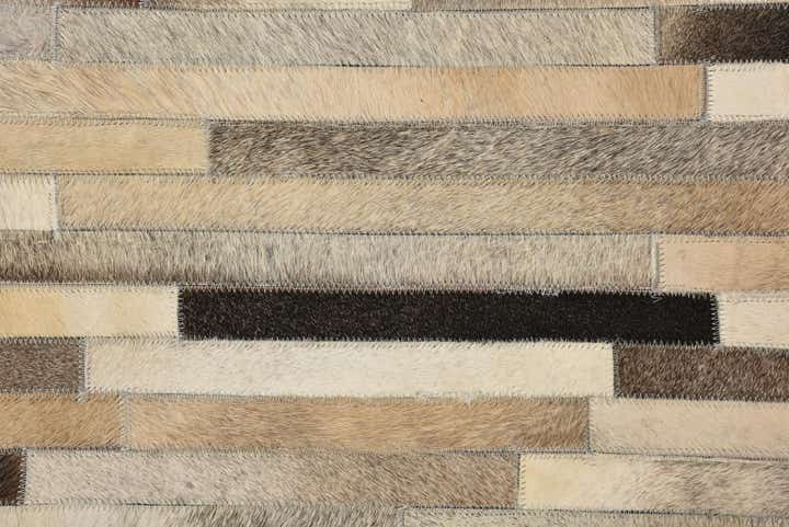 5' 3 x 7' 5 Cowhide Rug