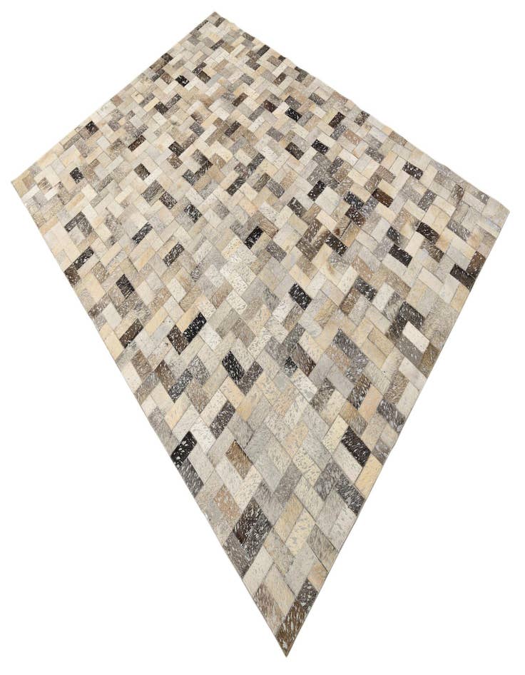 Detail image of 5' 3 x 7' 6 Cowhide Rug