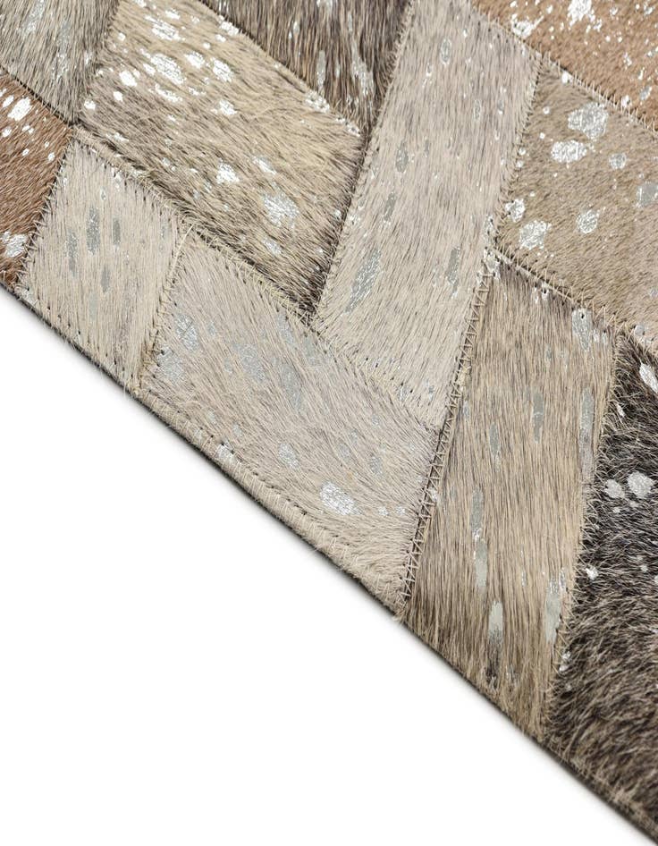 Detail image of 5' 3 x 7' 6 Cowhide Rug