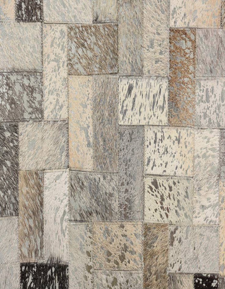 Detail image of 5' 3 x 7' 6 Cowhide Rug