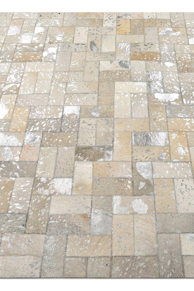 Detail image of 5' 2 x 8' 2 Cowhide Rug