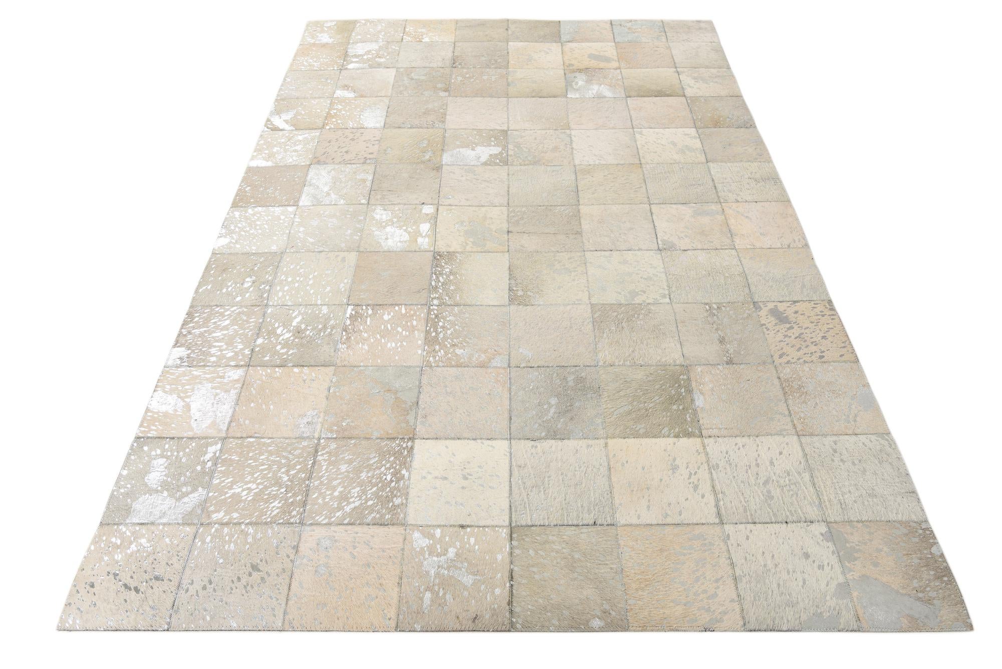 5' 1 x 8' Cowhide Rug