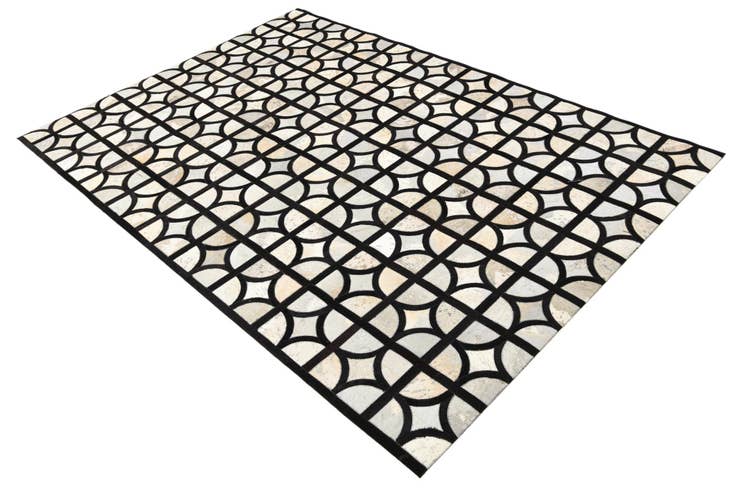 Detail image of 5' 3 x 7' 7 Cowhide Rug