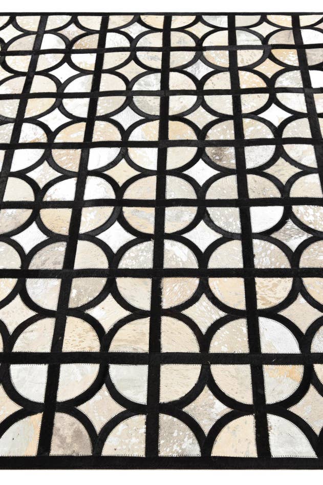 Detail image of 5' 3 x 7' 7 Cowhide Rug