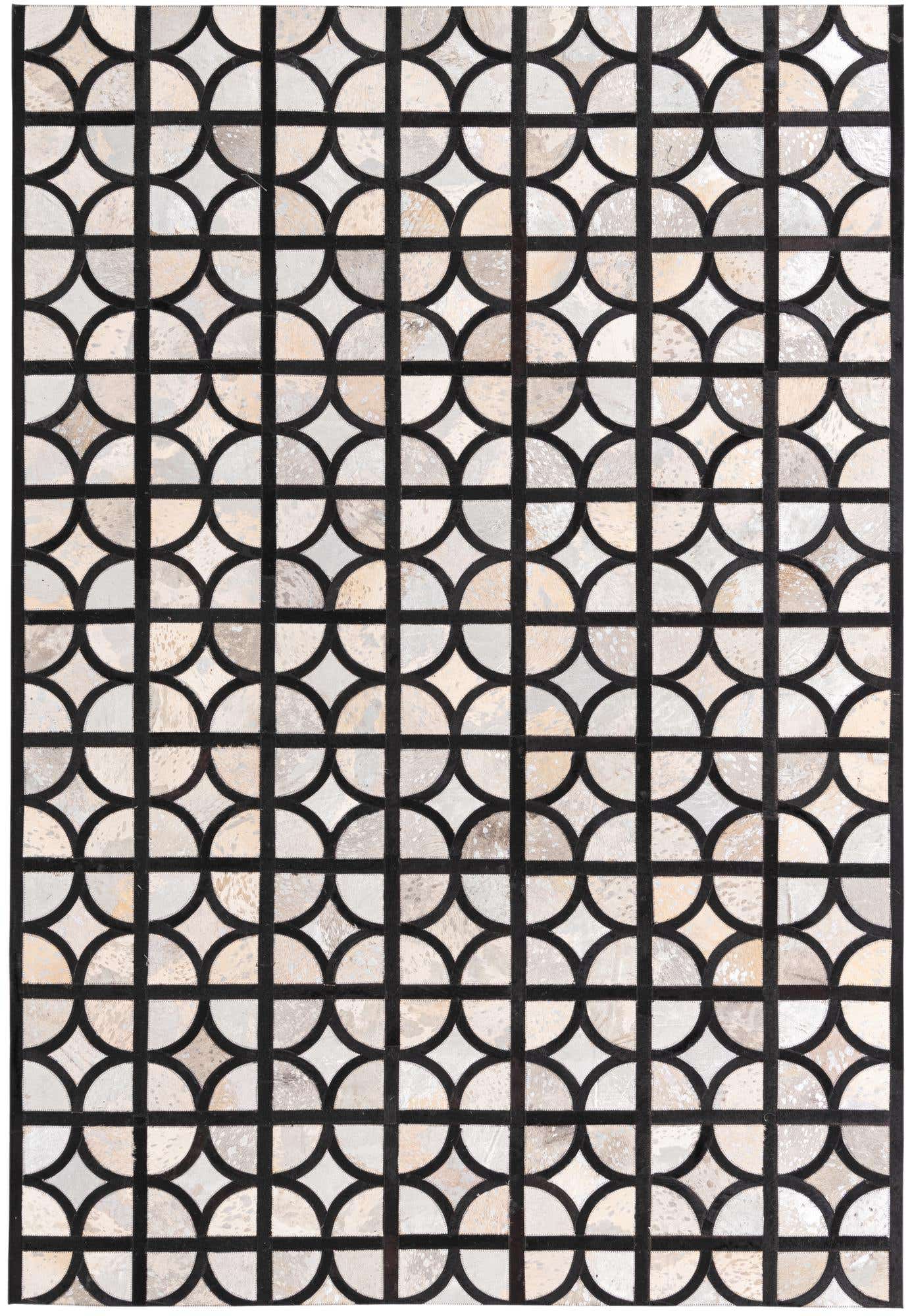 5' 3 x 7' 7 Cowhide Rug