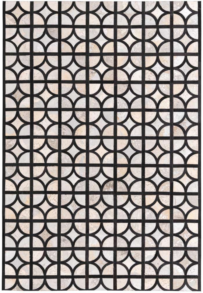 5' 3 x 7' 7 Cowhide Rug