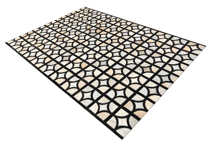 Detail image of 5' 3 x 7' 7 Cowhide Rug