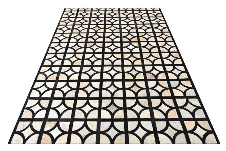Detail image of 5' 3 x 7' 7 Cowhide Rug