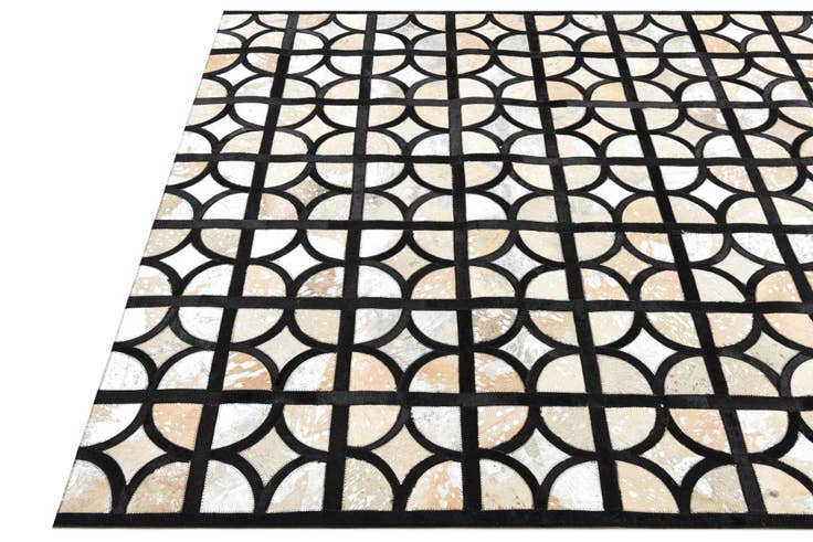 Detail image of 5' 3 x 7' 7 Cowhide Rug