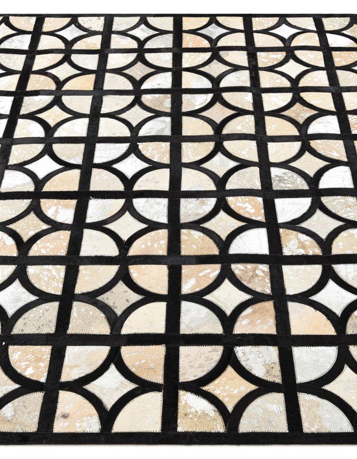 Detail image of 5' 3 x 7' 7 Cowhide Rug