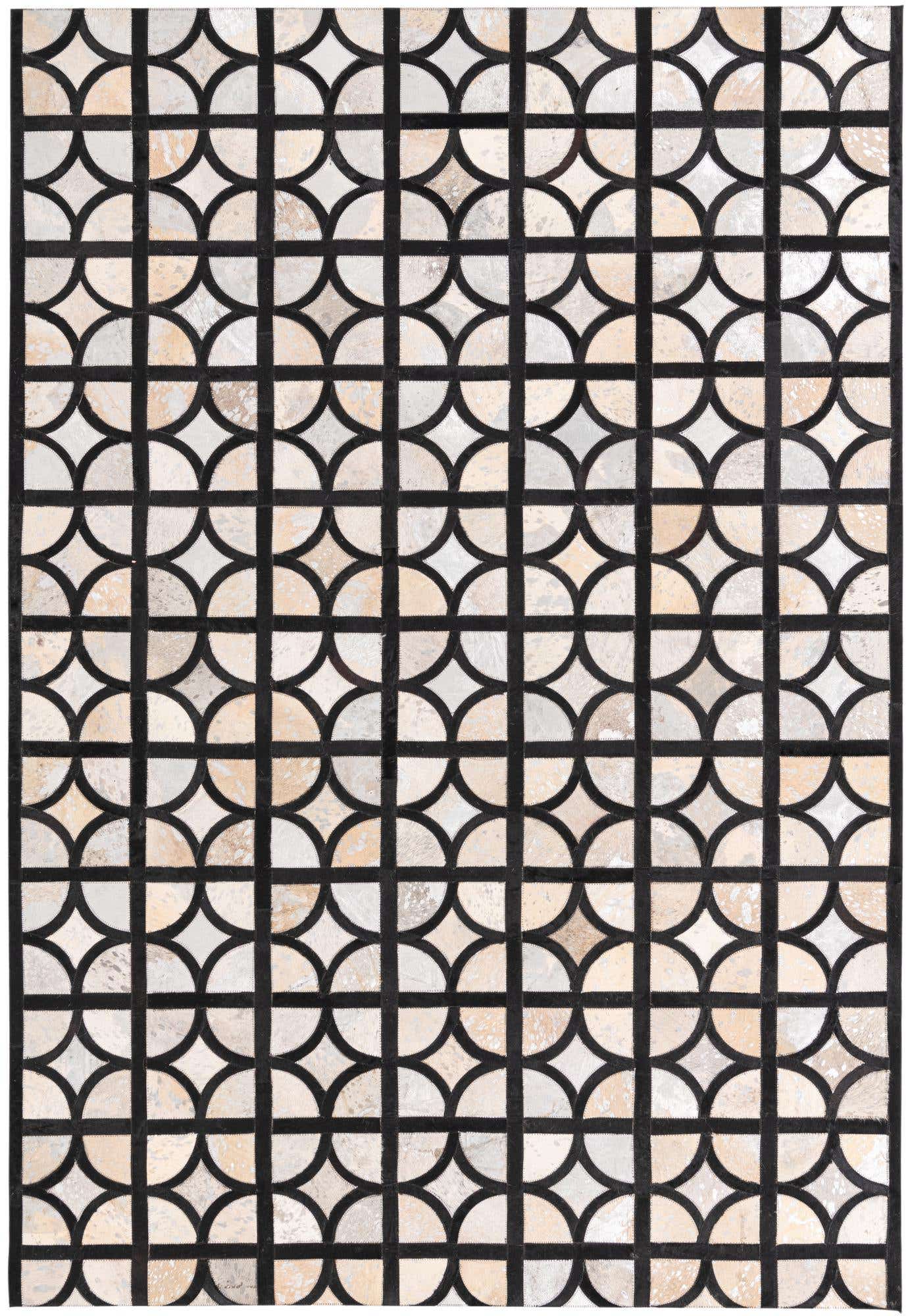 5' 3 x 7' 7 Cowhide Rug