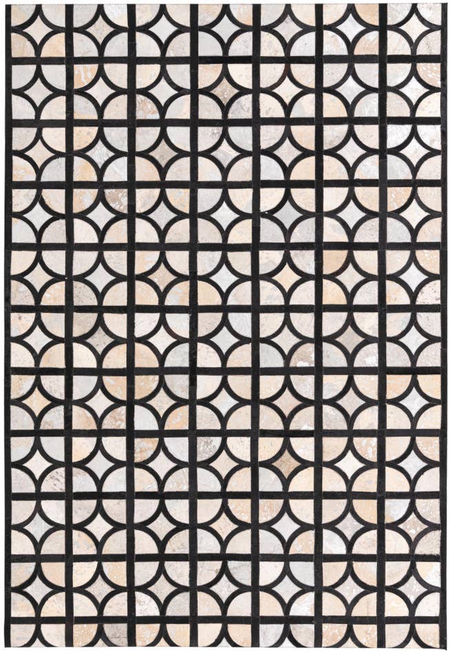 Detail image of 5' 3 x 7' 7 Cowhide Rug