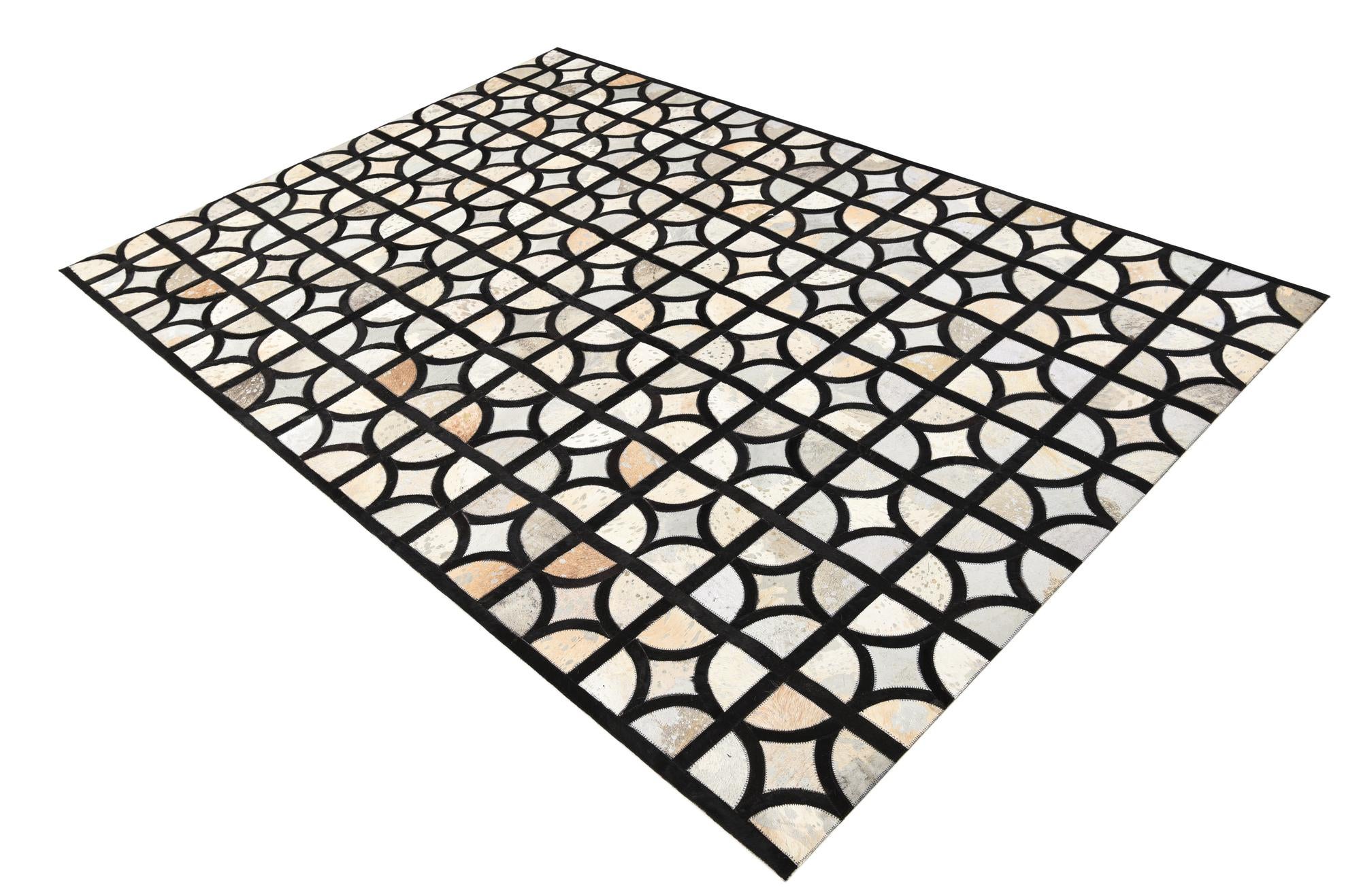 5' 3 x 7' 7 Cowhide Rug