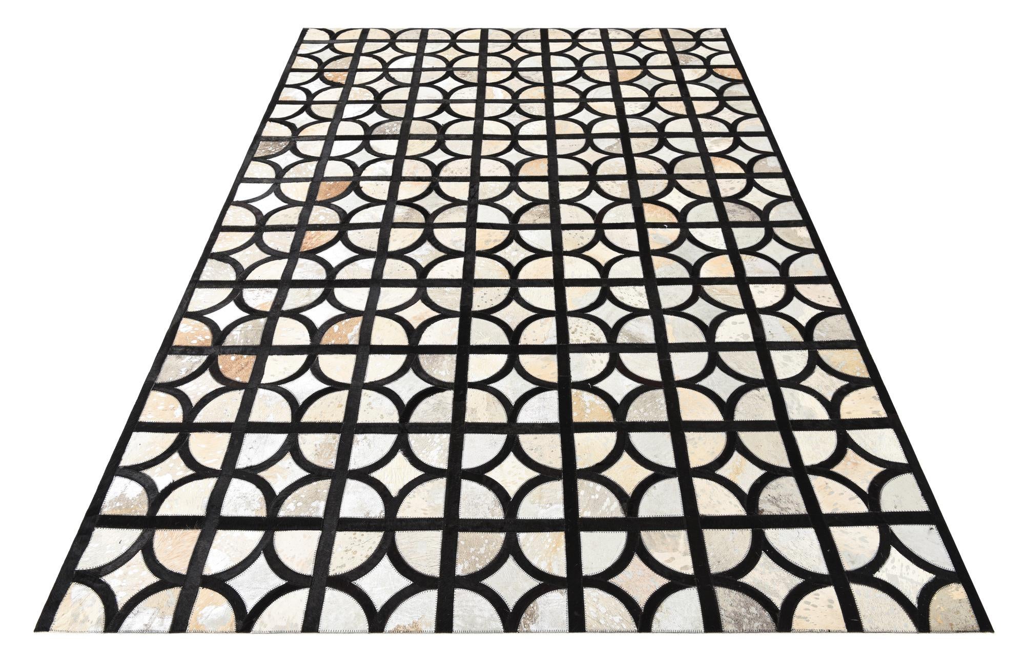 5' 3 x 7' 7 Cowhide Rug