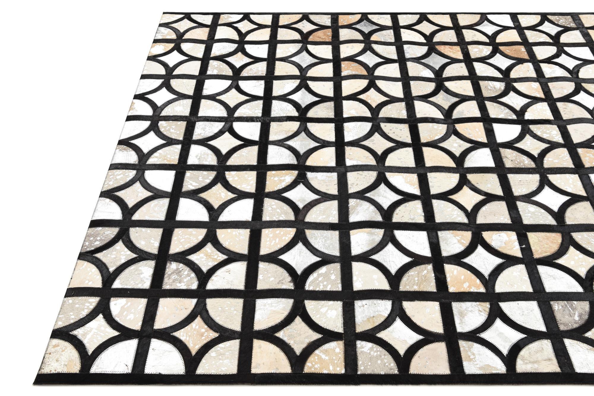 5' 3 x 7' 7 Cowhide Rug