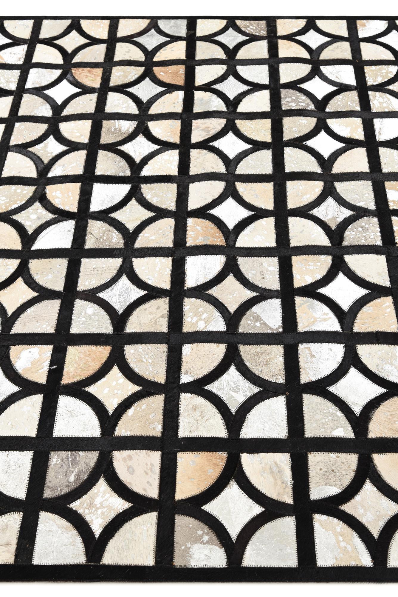 5' 3 x 7' 7 Cowhide Rug