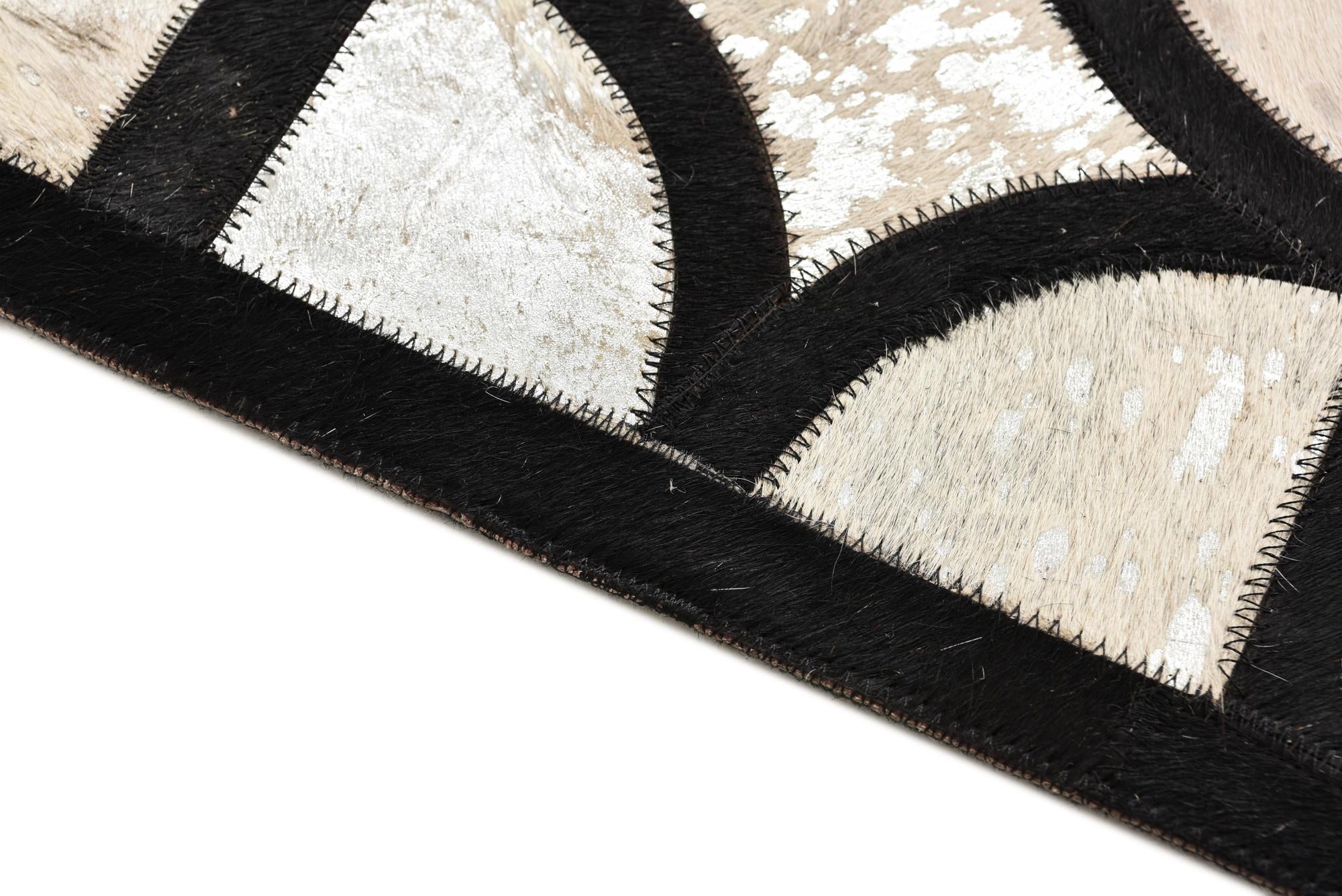 5' 3 x 7' 7 Cowhide Rug