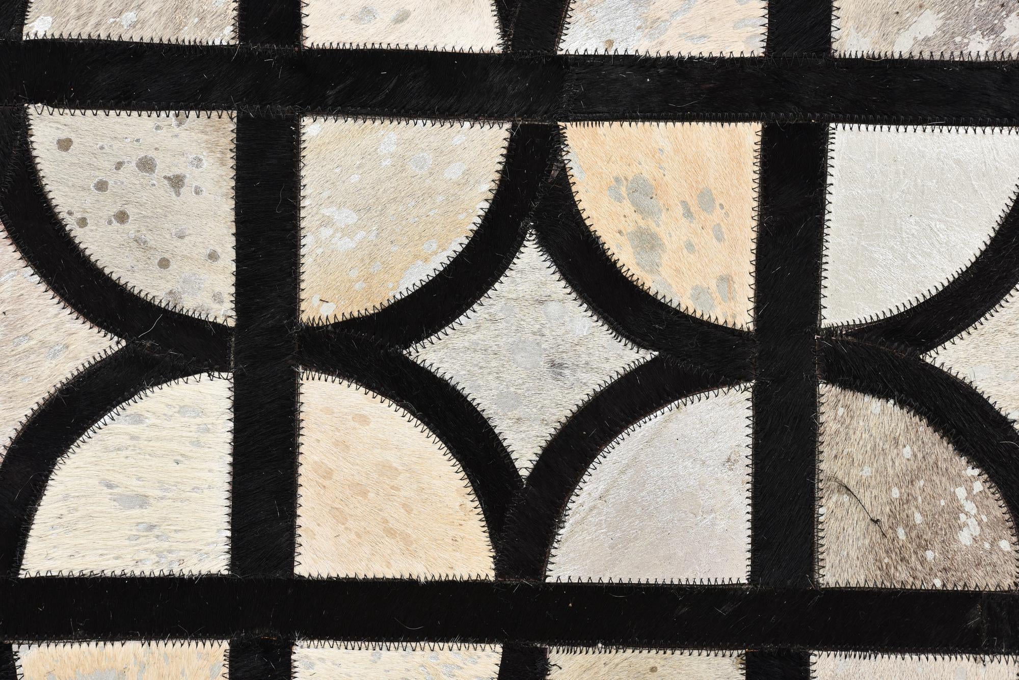 5' 3 x 7' 7 Cowhide Rug