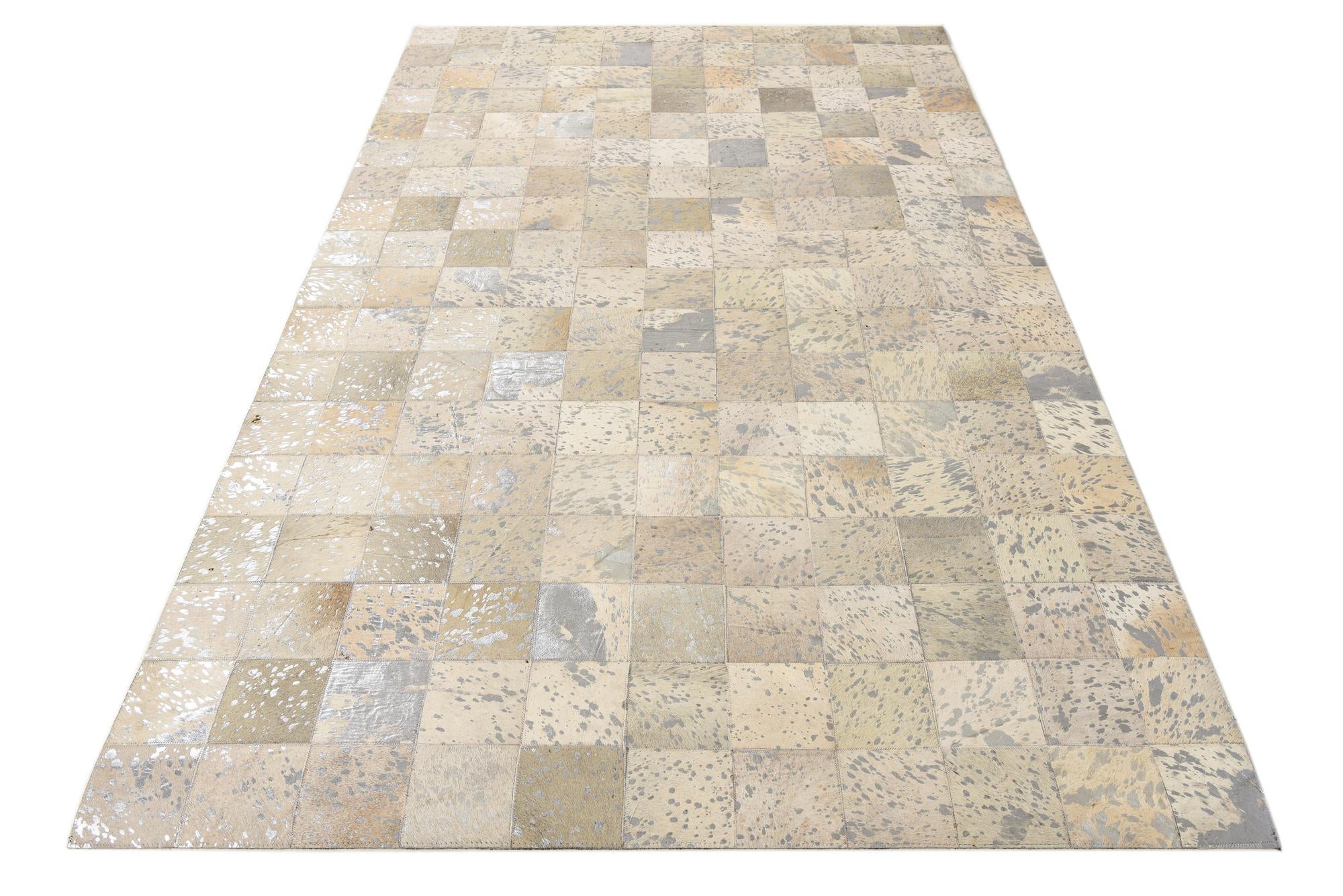 5' 1 x 8' 2 Cowhide Rug