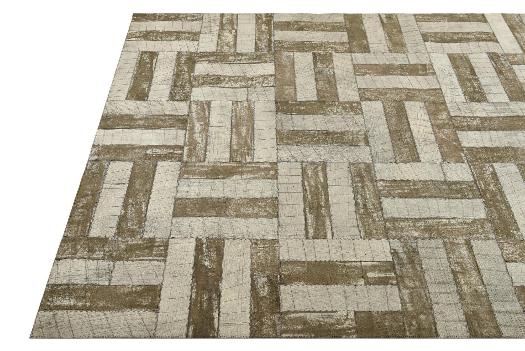 5' x 7' 10 Cowhide Rug